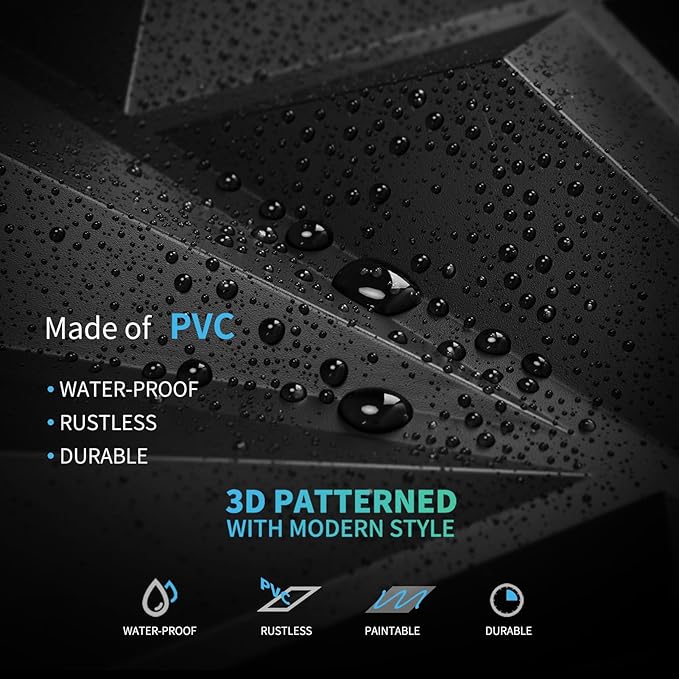 Art3d 100 Pack Decorative 3D Wall Panels 11.8 x 11.8 Inch Covering 97 Sq.ft - Image 4