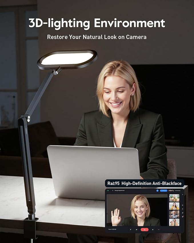LED Desk Lamp for Home Office, Eye-Care Double-Sided Desk Light - Image 6