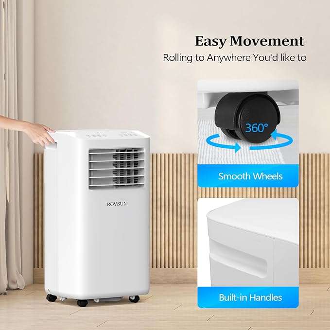 ROVSUN WiFi Enabled Smart 10000 BTU Portable Air Conditioner - Image 4
