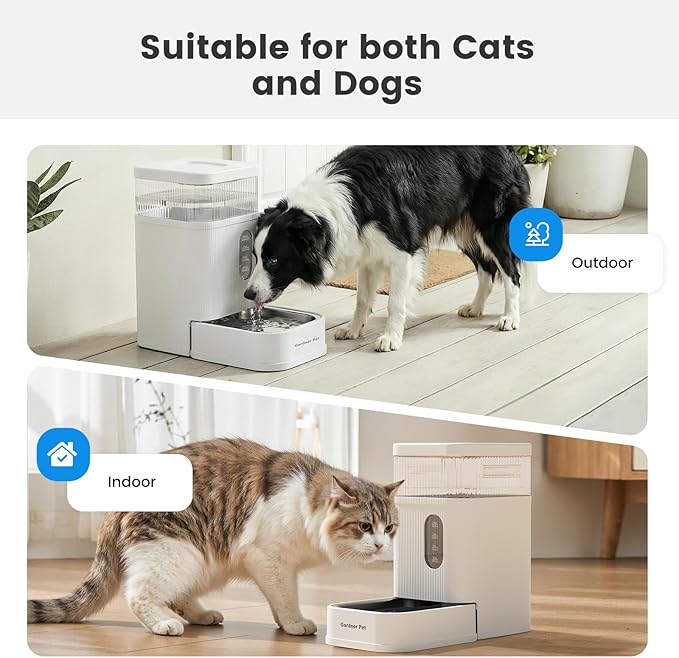 Gardner Pet 2.2 Gallon Automatic Dog Water Bowl Dispenser 8.5L Gravity Water - Image 6