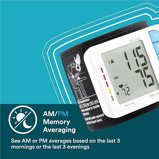 Homedics 700 Series Wrist Cuff Blood Pressure Monitor - Image 4