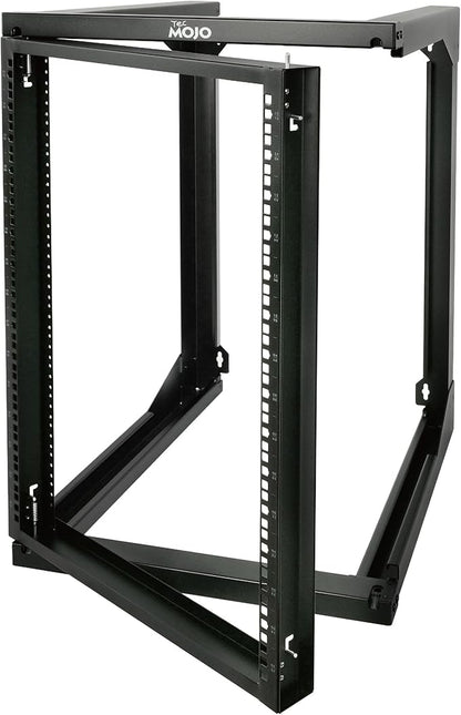 Tecmojo 15U Wall Mount Server Rack, Open Frame Network Rack by Tecmojo