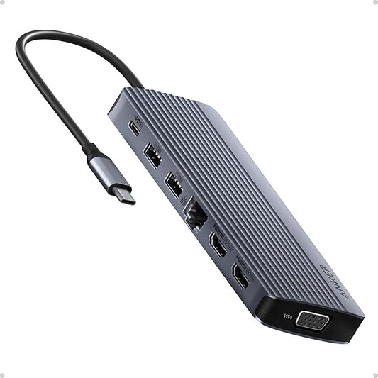 Anker Laptop Docking Station, 14 in 1 USB C Hub, Triple Display by Anker