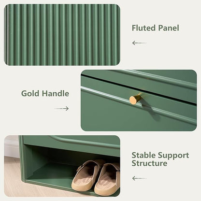Shoe Storage Cabinet Entryway, Narrow Shoe Cabinet - Image 6