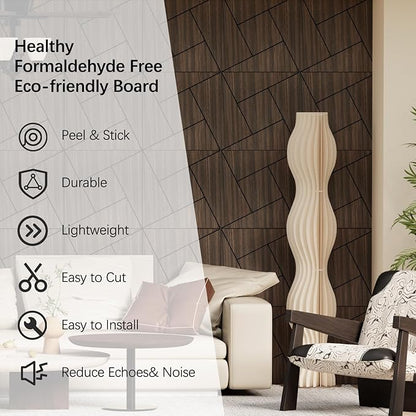 ARMURO 4 Packs Acoustic Wall Panels - Image 4