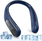 Portable Neck Fan, Personal Wearable Bladeless Fan, LED Display, 6000mAh USB by Unknown