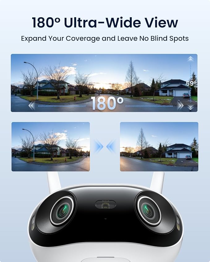 REOLINK 4K 8MP 180° Panoramic Security Camera - Image 2