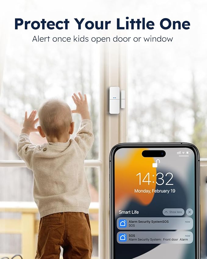tolviviov Alarm System for Home Security, Door Alarm Systems, App Alerts - Image 3