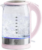GreenLife 1.7 Liter Glass Electric Kettle, Easy One Touch Use, Quick Heating by GreenLife