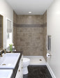Miseno MSW-603696RFL Readyset 60" X 36" X 96" Fifteen Panel Alcove Shower Wall by Miseno