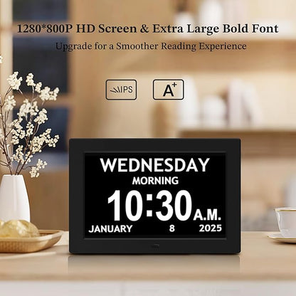 10.1'' Digital Clock, 1280*800p HD Extra Large Display, Digital Clock - Image 2