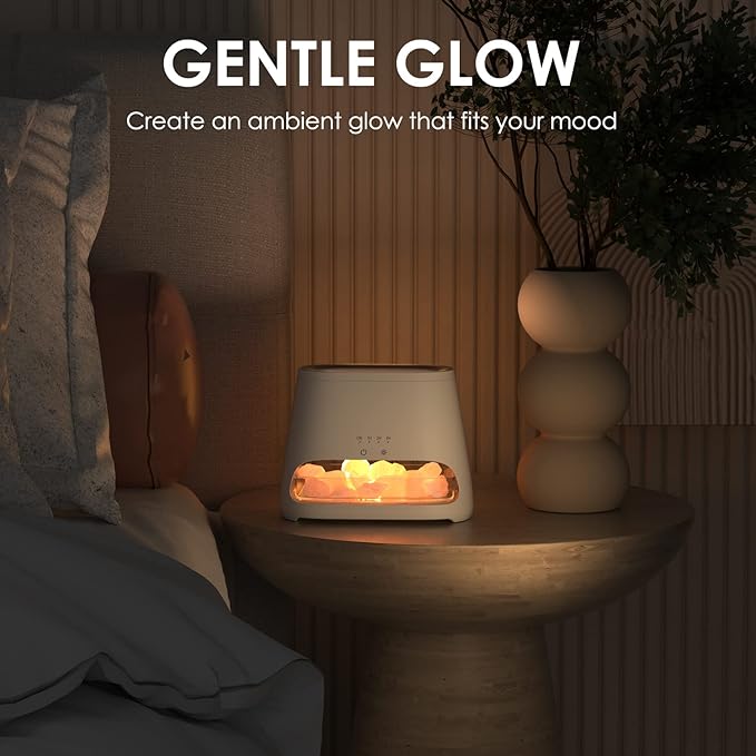 SALKING 2-in-1 Himalayan Salt Lamp & Ultrasonic Essential Oil Diffuser - Image 5