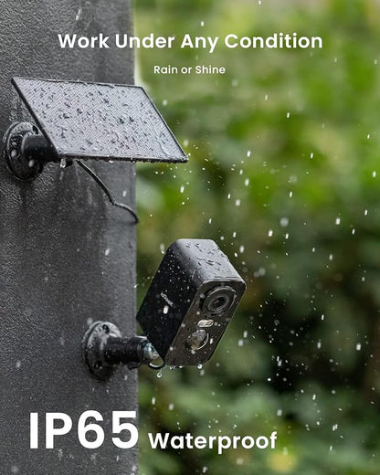 Solar Security Cameras Wireless Outdoor, ieGeek 2 Pack 2K WiFi Battery Camera - Image 9