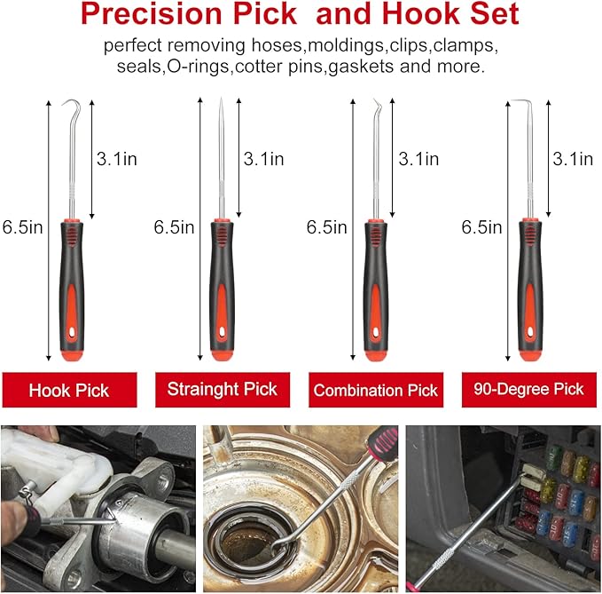 Trim Removal Tool Kit 330Pcs Car Removal Tool Kit Pry Tool Set Auto Clip Pliers - Image 6