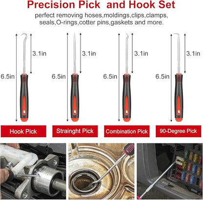 Trim Removal Tool Kit 330Pcs Car Removal Tool Kit Pry Tool Set Auto Clip Pliers - Image 6