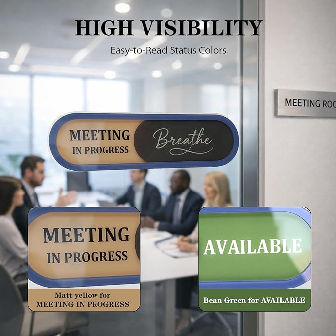 In a Meeting Office Door Sign - Image 3