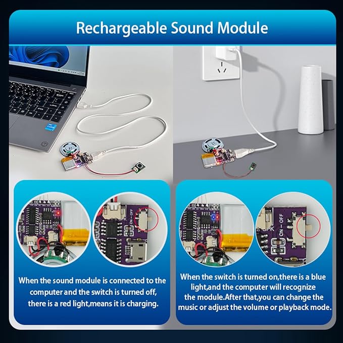 Voice Module, MP3 Music Sound Chips, 16MB Sound Module - Image 5