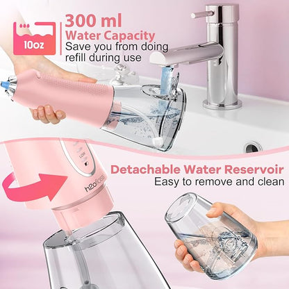 Water Dental Flosser Teeth Cleaner Pick, H2ofloss Cordless Portable Oral - Image 3