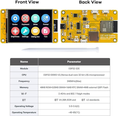 Hosyond 2.8'' ESP32 Display Resistive Touch Screen - Image 2