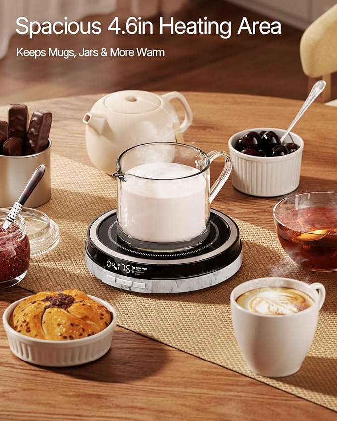 Coffee Mug Warmer for Desk, 50W Fast Heating Cup Warmer - Image 7