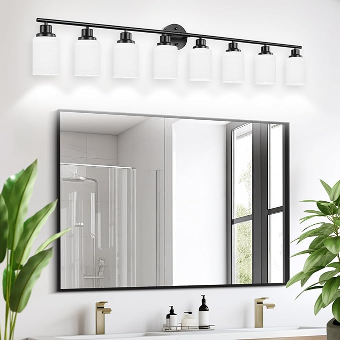 Guliaofo 8-Light Vanity Lights, Modern Vanity Lighting Fixture - Image 7