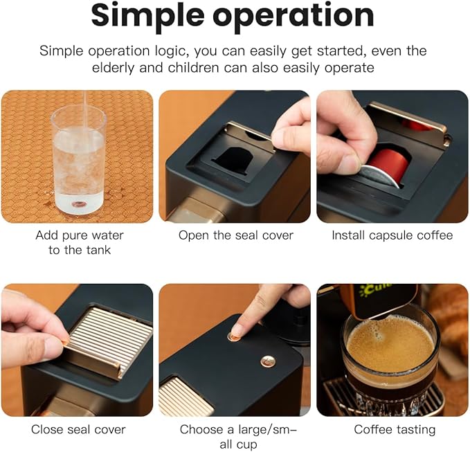 Mini Espresso Coffee Machine for Capsules Compatible - Image 7