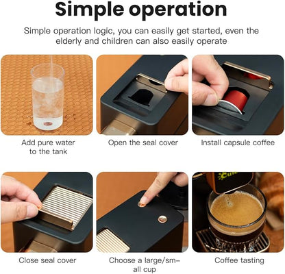Mini Espresso Coffee Machine for Capsules Compatible - Image 7