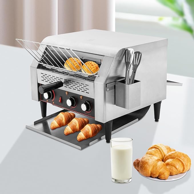 Commercial Conveyor Toaster, 2400W Heavy-duty Toasters - Image 3