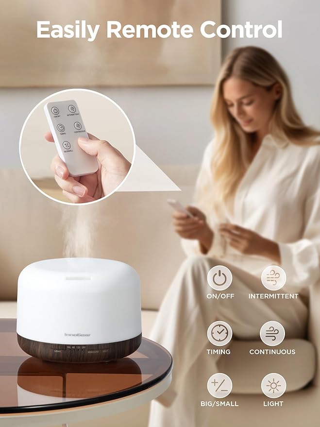 InnoGear 500ml Essential Oil Diffuser - Image 4