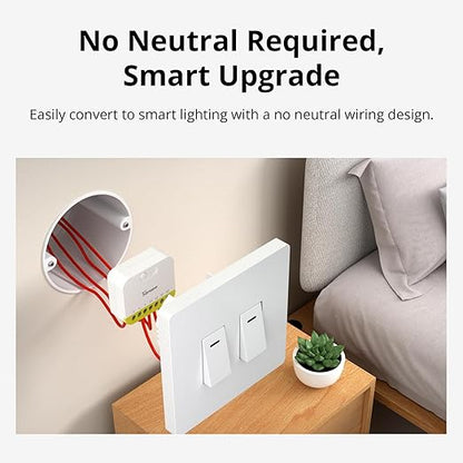 SONOFF MINI Duo-L Zigbee Smart Switch – No Neutral Wire, Zigbee 3.0, Dual - Image 4