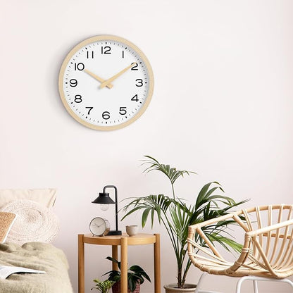 AKCISOT Wall Clock 14 Inch, Boho Large Wall Clocks Battery Operated Non Ticking - Image 7