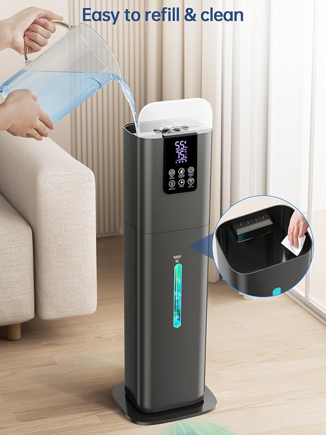 8L Smart Humidifier for Large Room Bedroom, Cover up to 505ft², Remote & APP - Image 8