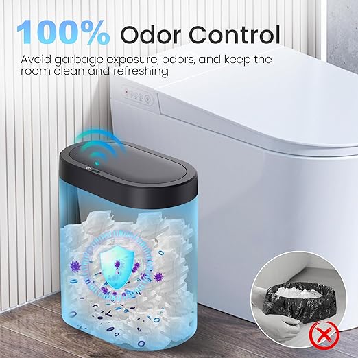 5 Gallon Bathroom Trash Can - Image 4