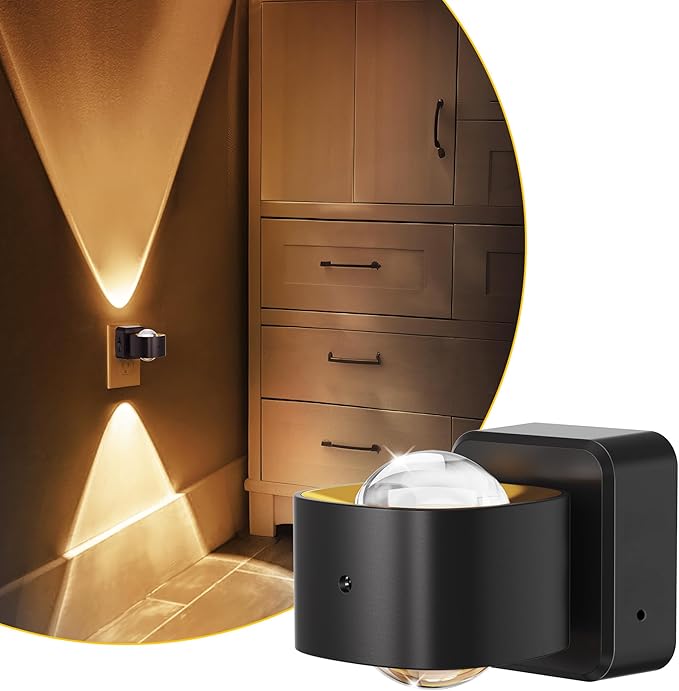 L LOHAS LED Night Light Projector, Night Lights Plug into Wall, Dusk to Dawn by LLOHASLED