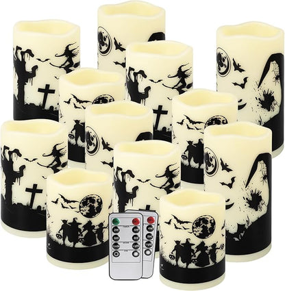 12-Pack Waterproof -Flameless Led Candles，Remote Control and Timer Functions - Image 2