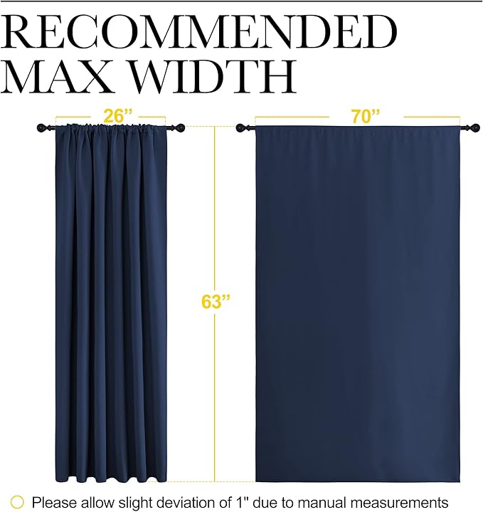NICETOWN Blackout Curtains for Bedroom, Home Decorations Thermal Insulated - Image 7