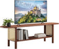HollyHOME Bamboo TV Stand with Storage by HollyHOME