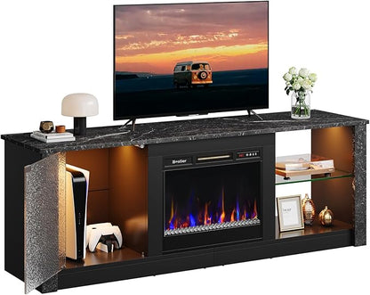 Bestier 63" Modern Fireplace TV Stand - Image 9