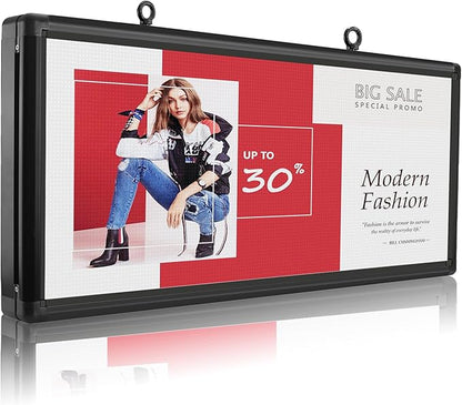P6 Outdoor Full Color 40 x 18 inches Led Sign WIFI And USB Programmable Led by TOPCOLORTRADE
