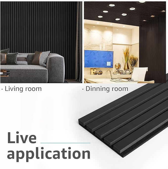 Art3d 4-Piece Wood Slat Acoustic Panels - Image 6
