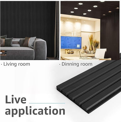 Art3d 4-Piece Wood Slat Acoustic Panels - Image 6