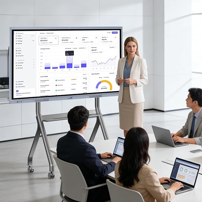 Smart Board Stand for 42-75" Interactive Whiteboards & TVs - Image 2