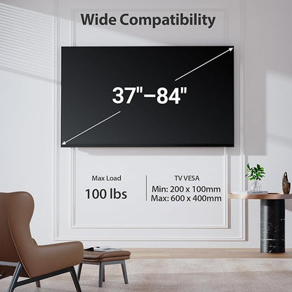 Pipishell Full-Motion TV Wall Mount - Image 2