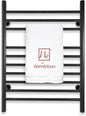 Heated Towel Rack, 10-Bar Wall-Mounted Electric Towel Warmer, Matte Black by WarmlyYours