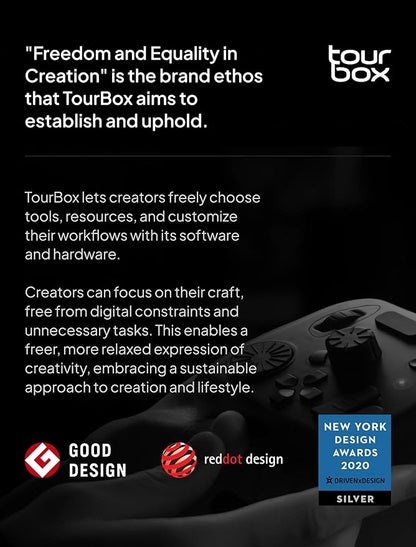 TourBox NEO - Customizable Editing Controller, Video Photo Color Grading Speed - Image 9