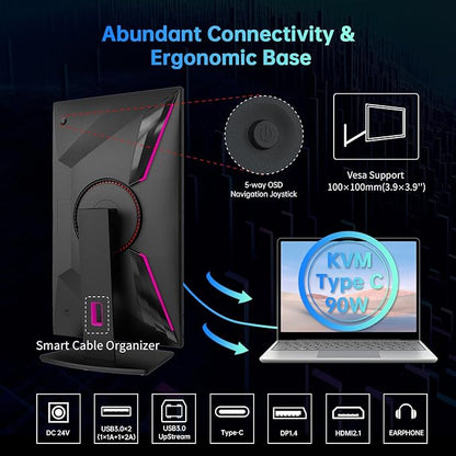 KTC 27 Inch 4K Mini LED Monitor, Fast IPS, HDR1000 160Hz 144Hz Gaming Monitor - Image 6