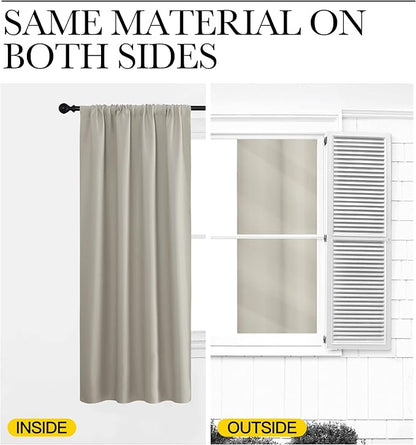 NICETOWN Blackout Curtains for Living Curtains, Room Darkening Window Curtain - Image 6