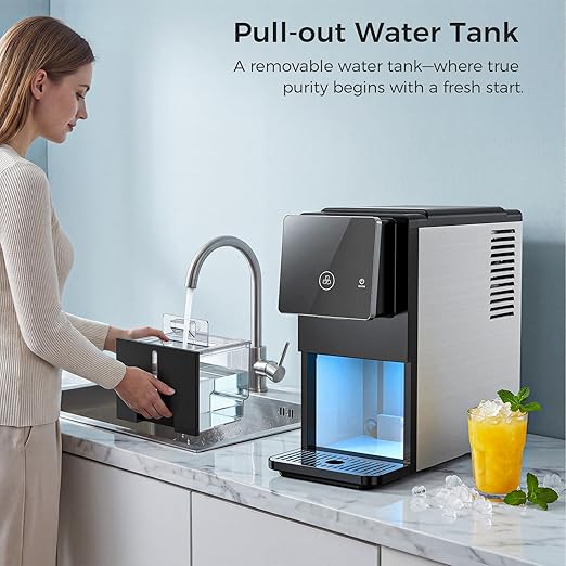 WAA Countertop Nugget Ice Maker, 33 lbs/Day Portable Countertop Ice Machine - Image 5