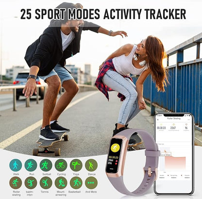 Fitness Tracker with 24/7 Heart Rate Blood Oxygen Sleep Monitor, 1.1" AMOLED - Image 5