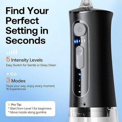 Bitvae Water Dental Flosser for Teeth, Cordless Water Teeth Cleaner Picks - Image 4